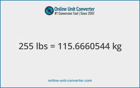 255 pounds to kg|255 Pounds To Kilograms Converter 